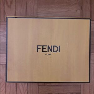 Fendi Roma Yellow Storage Box